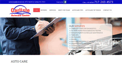 Desktop Screenshot of carlisleautocare.com